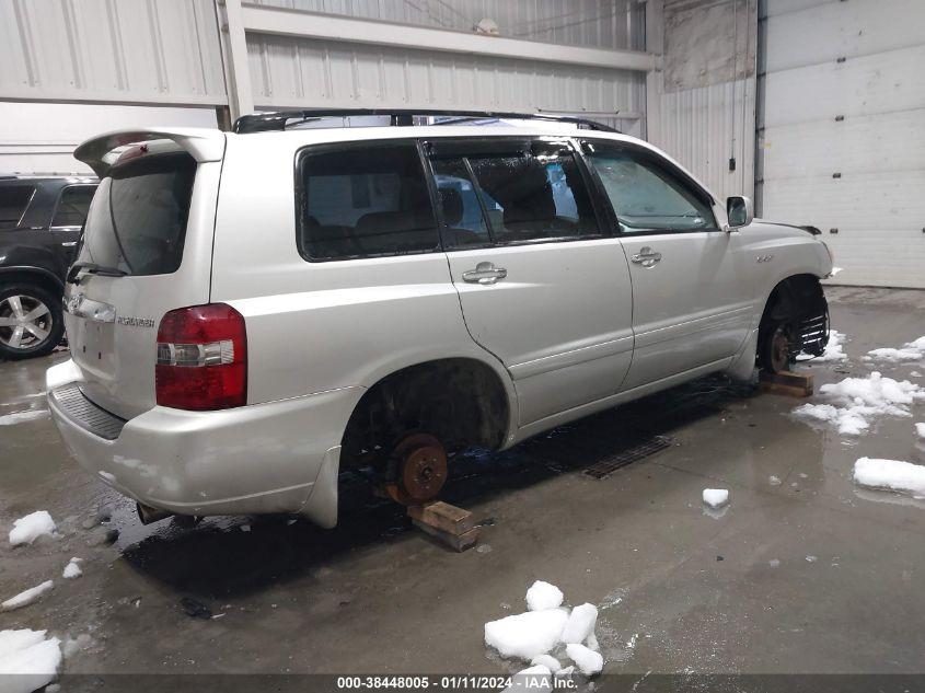 2006 Toyota Highlander Sport V6 VIN: JTEEP21A660176690 Lot: 38448005