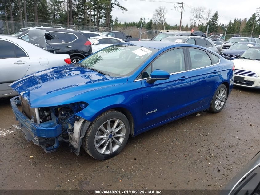 3FA6P0LU8HR355097 2017 Ford Fusion Hybrid Se