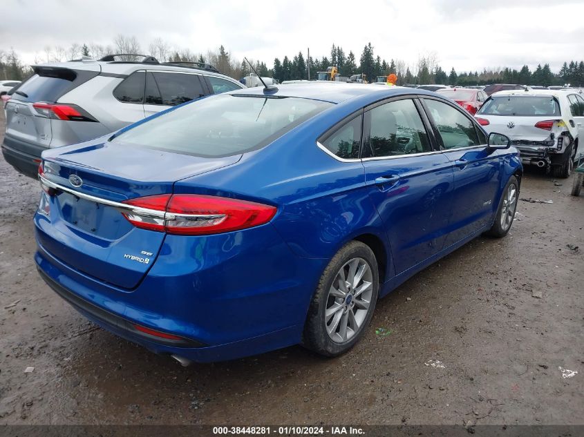 3FA6P0LU8HR355097 2017 Ford Fusion Hybrid Se