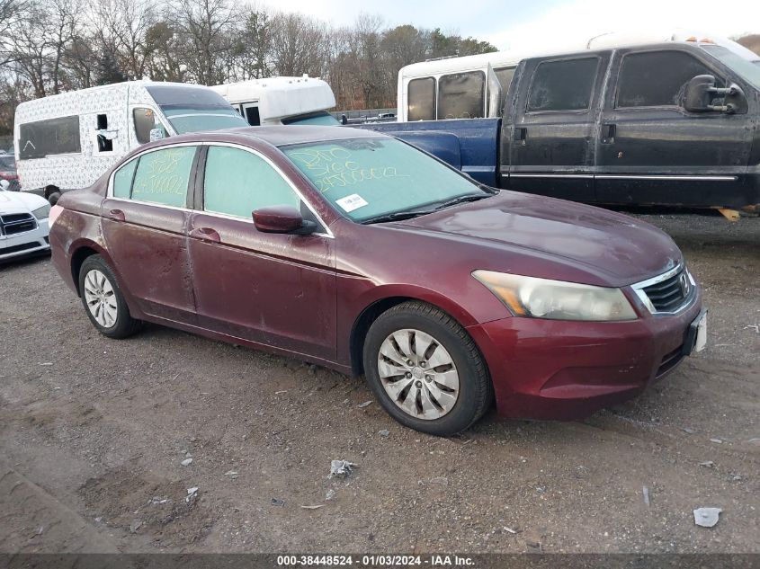 2010 Honda Accord 2.4 Lx VIN: 1HGCP2F34AA105711 Lot: 38448524