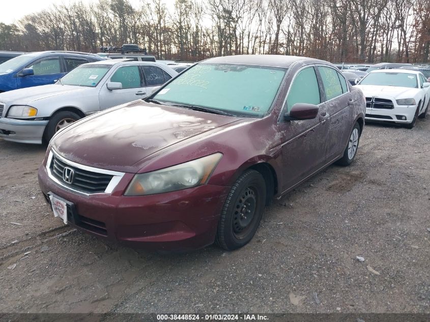 2010 Honda Accord 2.4 Lx VIN: 1HGCP2F34AA105711 Lot: 38448524