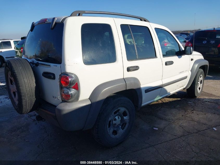 1J4GL48K93W688983 2003 Jeep Liberty Sport