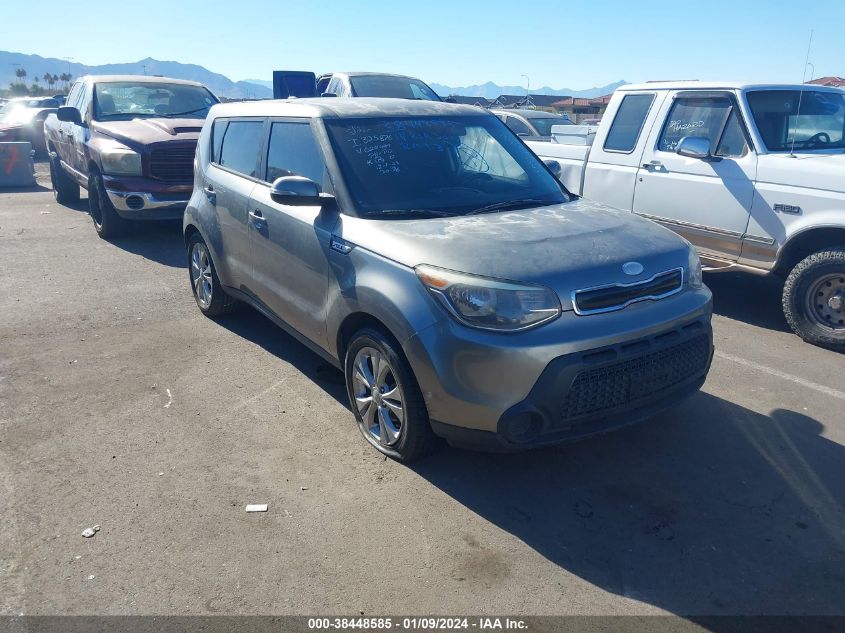 2014 Kia Soul + VIN: KNDJP3A51E7024494 Lot: 38448585