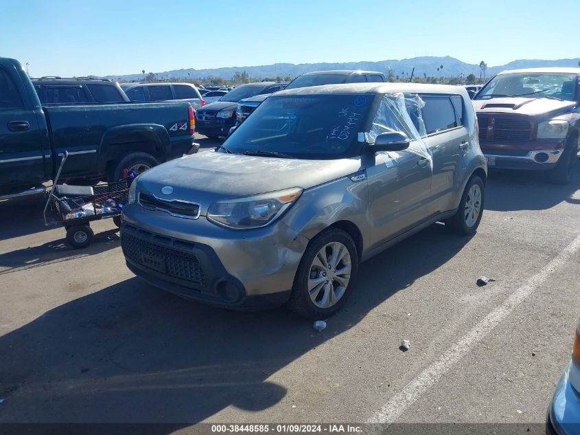 2014 Kia Soul + VIN: KNDJP3A51E7024494 Lot: 38448585