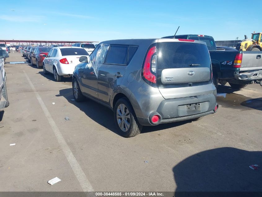 2014 Kia Soul + VIN: KNDJP3A51E7024494 Lot: 38448585