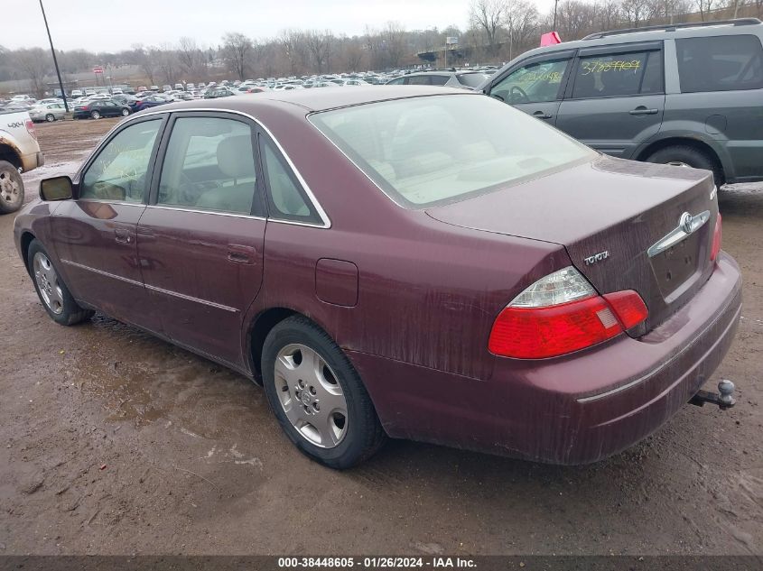 2003 Toyota Avalon Xls VIN: 4T1BF28B73U277665 Lot: 38448605