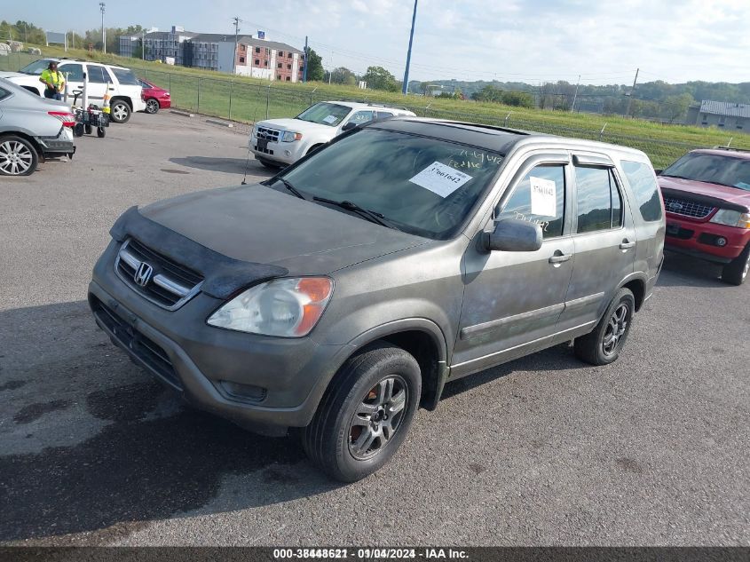 2003 Honda Cr-V Ex VIN: SHSRD78893U116097 Lot: 38448621