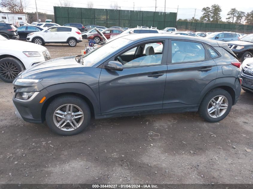 2022 Hyundai Kona Se VIN: KM8K2CAB4NU776941 Lot: 38449227