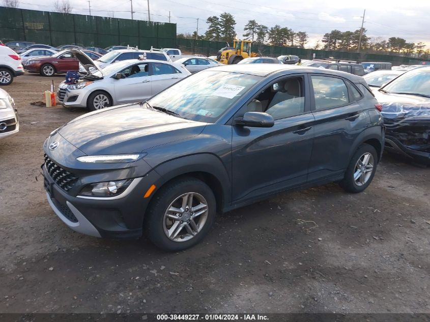 2022 Hyundai Kona Se VIN: KM8K2CAB4NU776941 Lot: 38449227