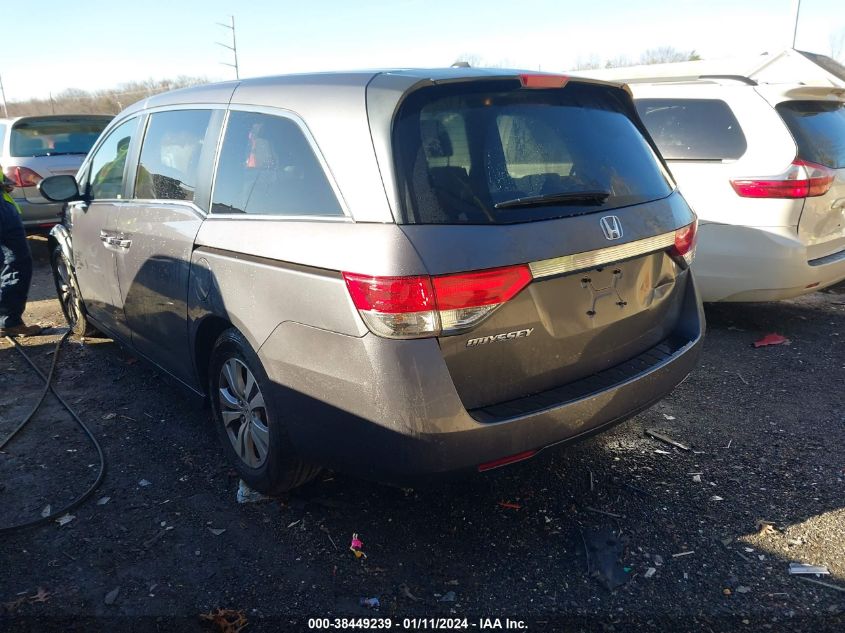 2016 Honda Odyssey Ex-L VIN: 5FNRL5H67GB114657 Lot: 38449239