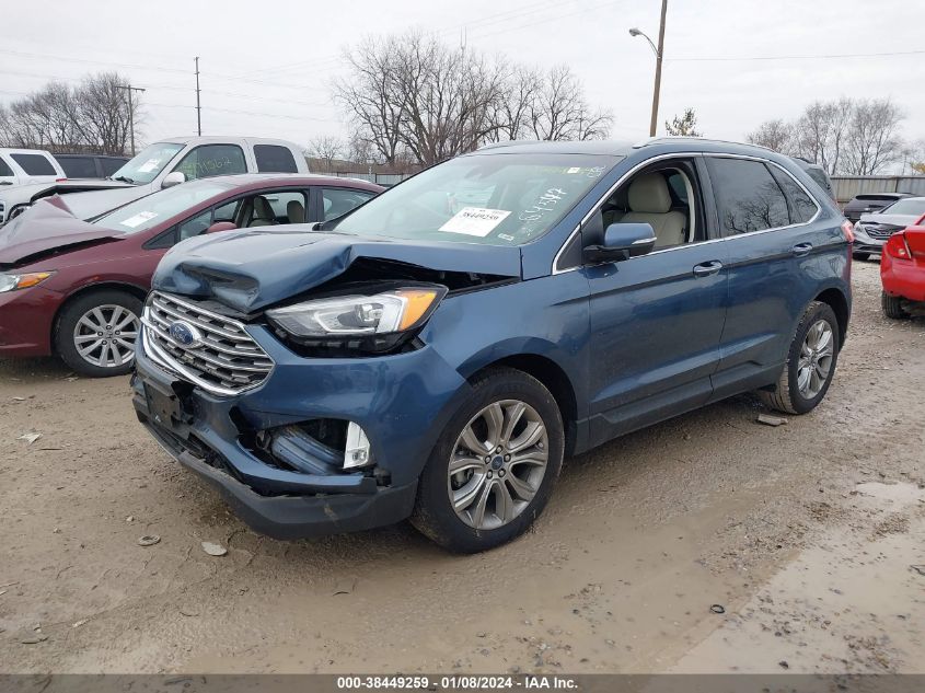 2019 Ford Edge Titanium VIN: 2FMPK3K90KBC64547 Lot: 38449259