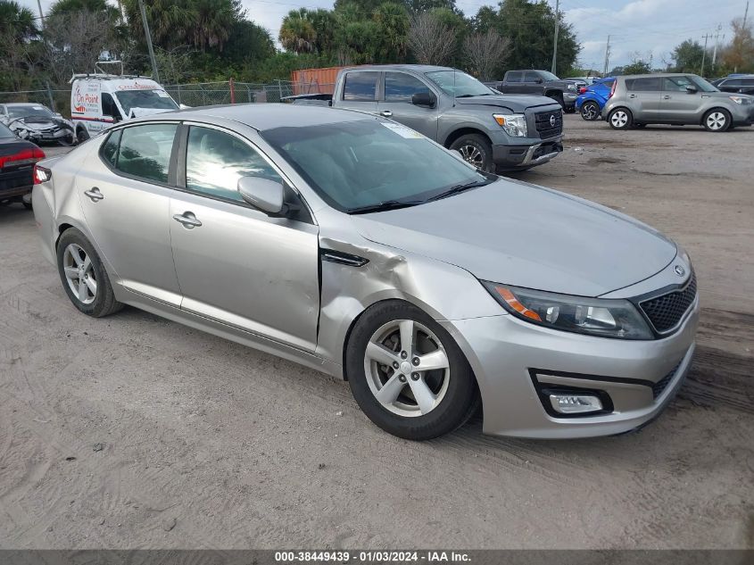 2015 Kia Optima Lx VIN: 5XXGM4A74FG408529 Lot: 38449439