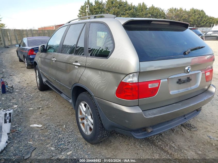 5UXFA13564LU43969 2004 BMW X5 3.0I