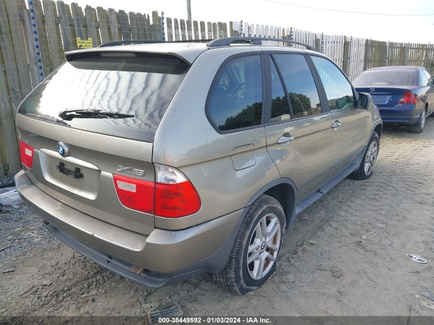 5UXFA13564LU43969 2004 BMW X5 3.0I