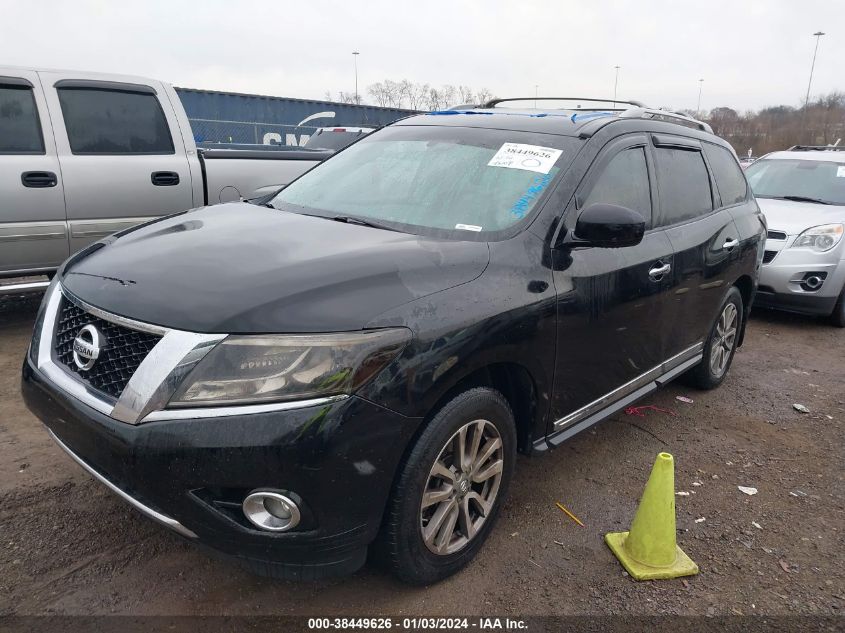 2013 Nissan Pathfinder Sl VIN: 5N1AR2MM0DC603372 Lot: 38449626