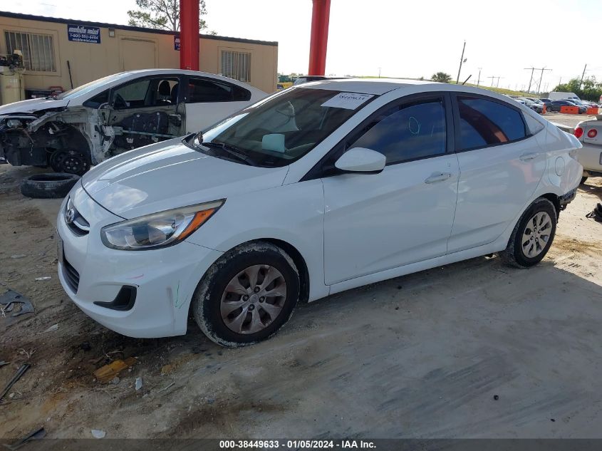 2015 Hyundai Accent Gls VIN: KMHCT4AE8FU839302 Lot: 38449633