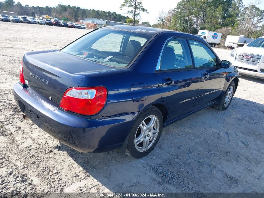 2005 Subaru Impreza 2.5Rs VIN: JF1GD67505H526229 Lot: 38449723