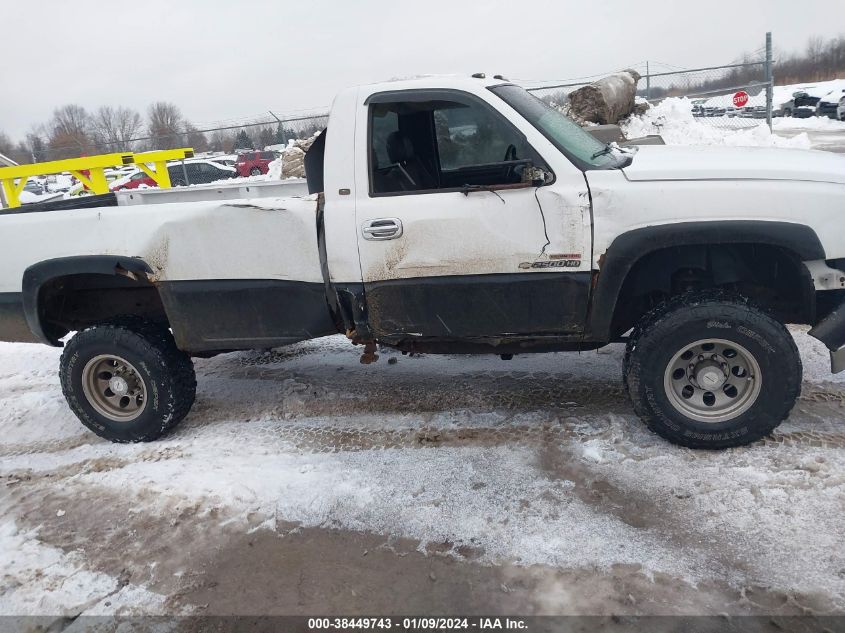 2005 Chevrolet Silverado 2500Hd Work Truck VIN: 1GCHK24245E221311 Lot: 38449743