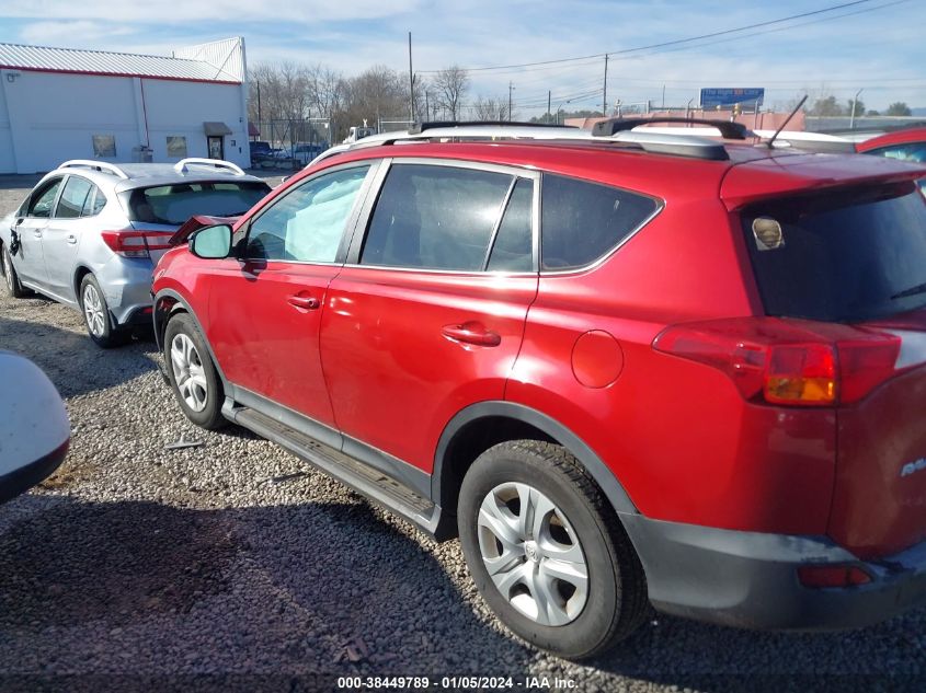 2014 Toyota Rav4 Le VIN: 2T3BFREV9EW221888 Lot: 38449789