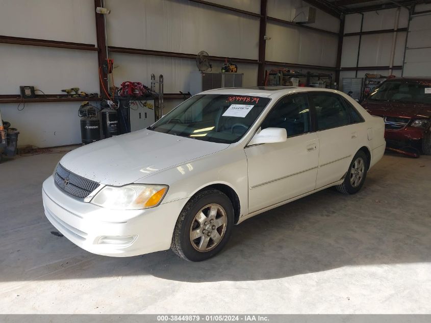 2000 Toyota Avalon Xl VIN: 4T1BF28B8YU036365 Lot: 38449879