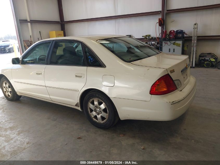 2000 Toyota Avalon Xl VIN: 4T1BF28B8YU036365 Lot: 38449879