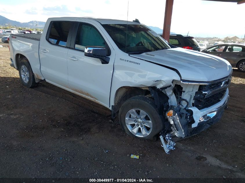 2023 Chevrolet Silverado 1500 4Wd Standard Bed Lt VIN: 3GCUDDE85PG320609 Lot: 38449977