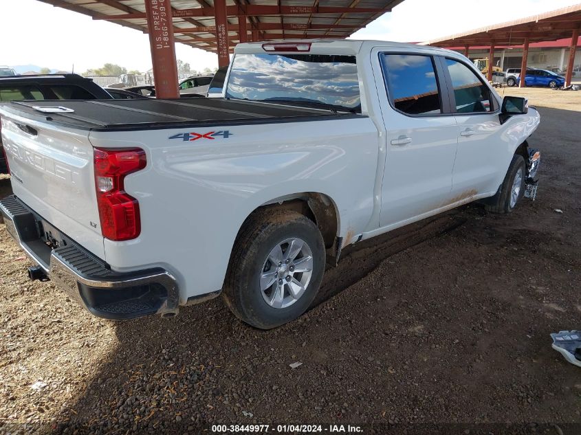 2023 Chevrolet Silverado 1500 4Wd Standard Bed Lt VIN: 3GCUDDE85PG320609 Lot: 38449977