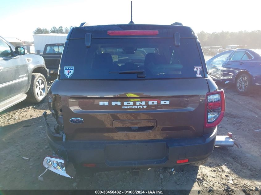 2022 Ford Bronco Sport Badlands VIN: 3FMCR9D99NRE12453 Lot: 38450482