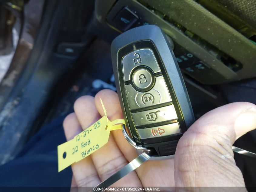 2022 Ford Bronco Sport Badlands VIN: 3FMCR9D99NRE12453 Lot: 38450482