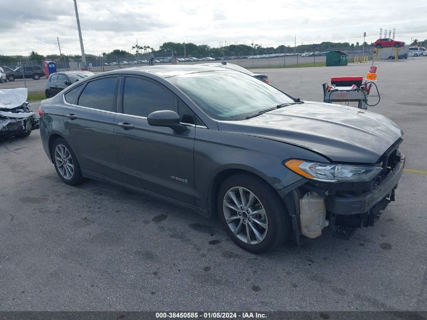 3FA6P0LU9HR300030 2017 Ford Fusion Hybrid Se