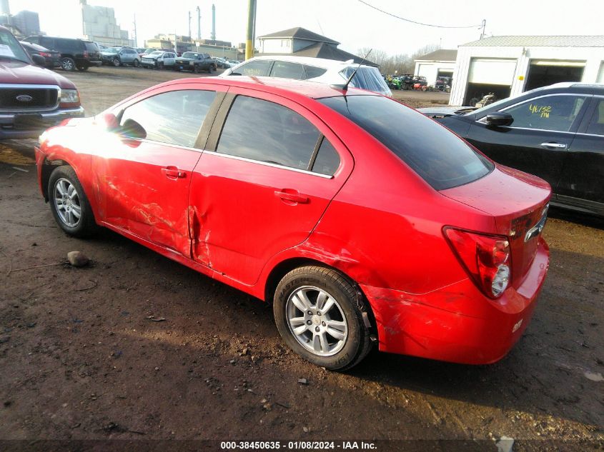 2012 Chevrolet Sonic 2Lt VIN: 1G1JC5SH6C4107796 Lot: 38450635