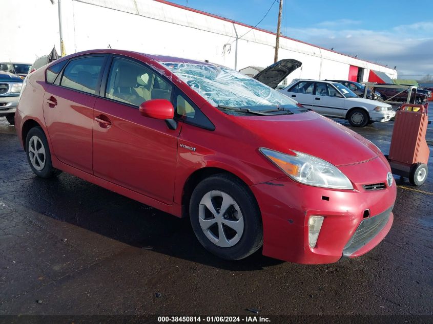 2012 Toyota Prius Two VIN: JTDKN3DU7C1606323 Lot: 38450814