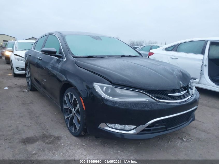 2015 Chrysler 200 C VIN: 1C3CCCEG1FN530537 Lot: 38450960