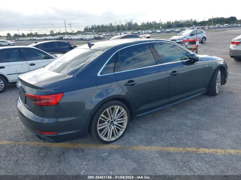 2017 Audi A4 2.0T Premium VIN: WAULNAF46HN042537 Lot: 38451145