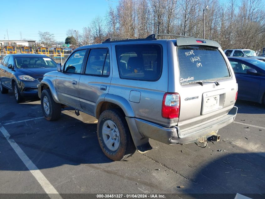 2002 Toyota 4Runner Sr5 VIN: JT3GN86R620256641 Lot: 38451327