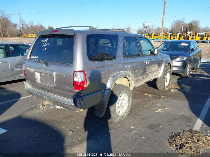 2002 Toyota 4Runner Sr5 VIN: JT3GN86R620256641 Lot: 38451327