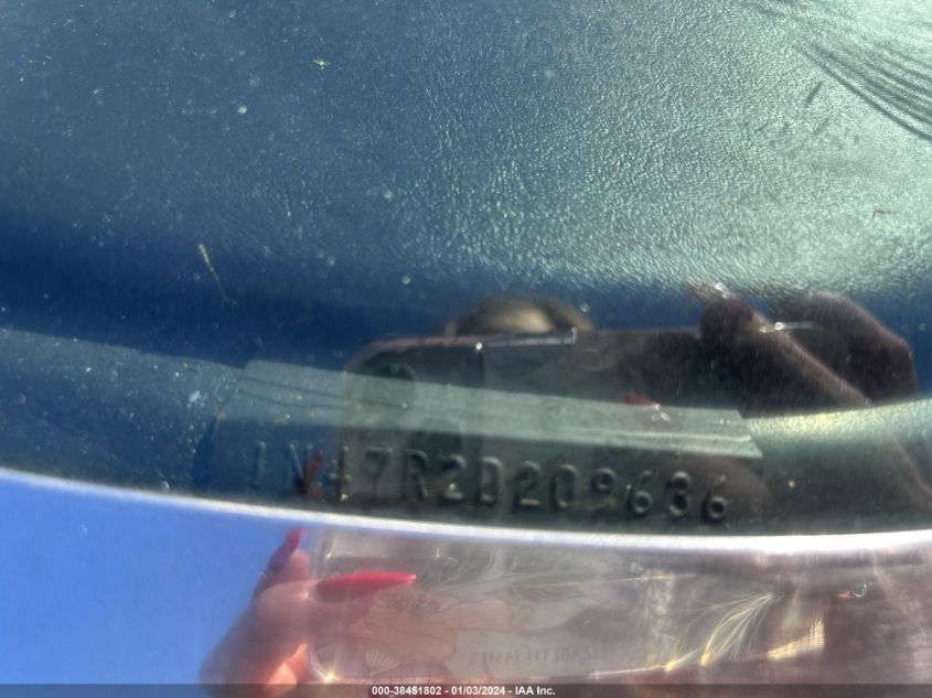 2009 Chevrolet Caprice VIN: 1N47R2D209636 Lot: 38451802