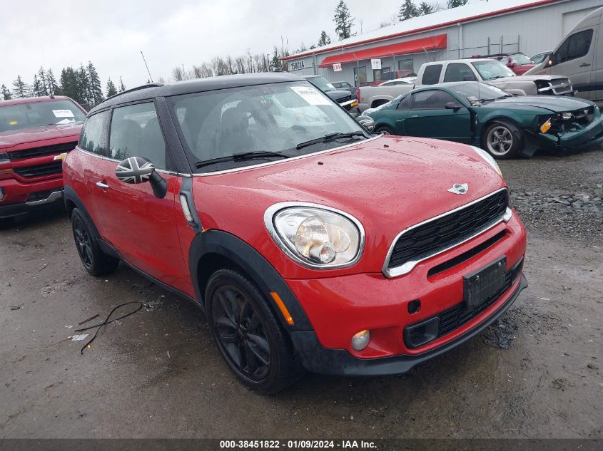 2014 Mini Paceman Cooper S VIN: WMWSS7C51EWN72084 Lot: 38451822