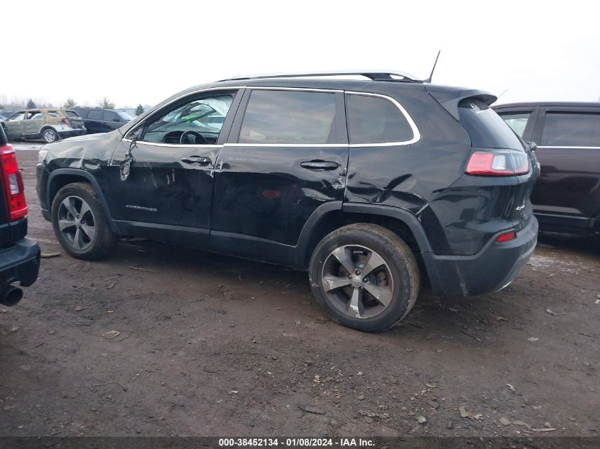 2019 Jeep Cherokee Limited 4X4 VIN: 1C4PJMDX6KD390835 Lot: 38452134