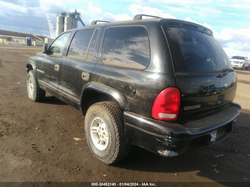 1999 Dodge Durango VIN: 1B4HS28Y7XF626250 Lot: 38452140