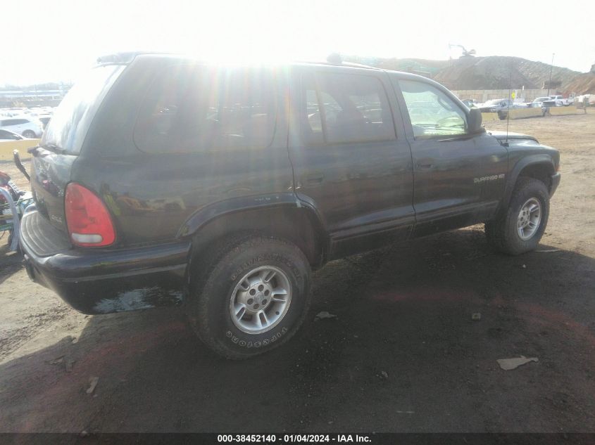 1999 Dodge Durango VIN: 1B4HS28Y7XF626250 Lot: 38452140