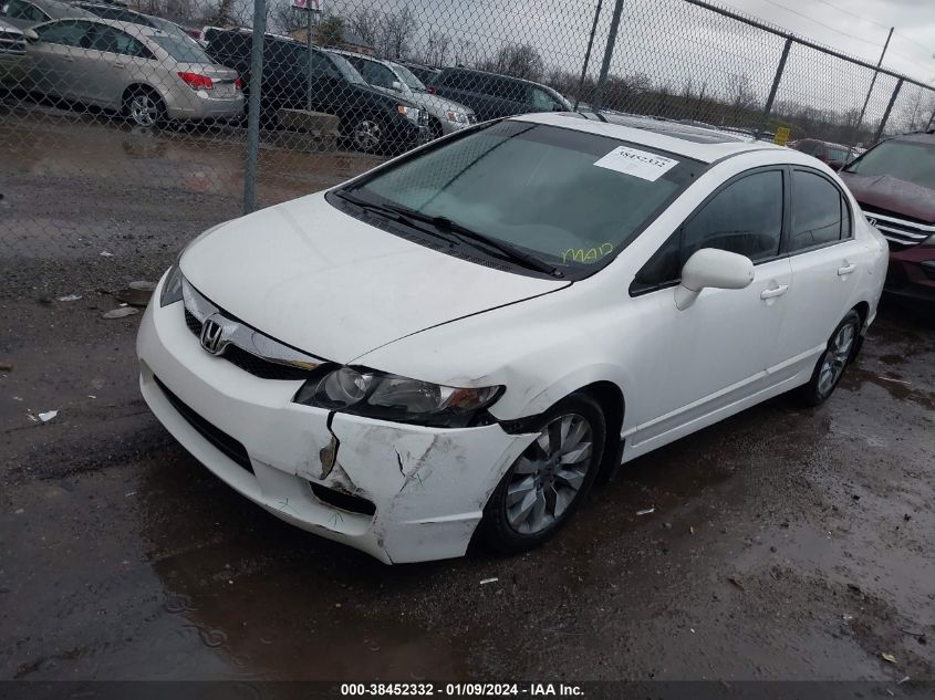 2HGFA1F90AH511001 2010 Honda Civic Ex-L