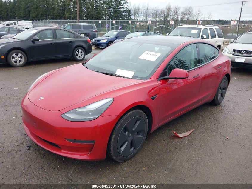 5YJ3E1EA7PF610155 2023 Tesla Model 3 Rear-Wheel Drive