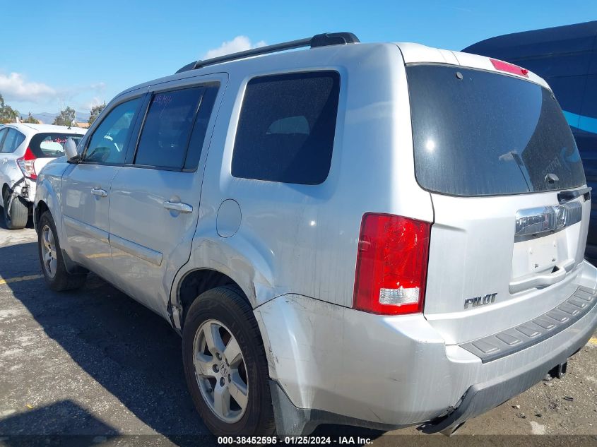 2011 Honda Pilot Ex-L VIN: 5FNYF3H51BB047125 Lot: 38452595