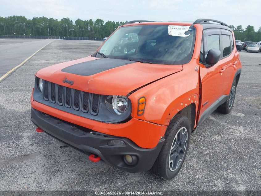 2016 Jeep Renegade Trailhawk VIN: ZACCJBCT2GPC45091 Lot: 38452676