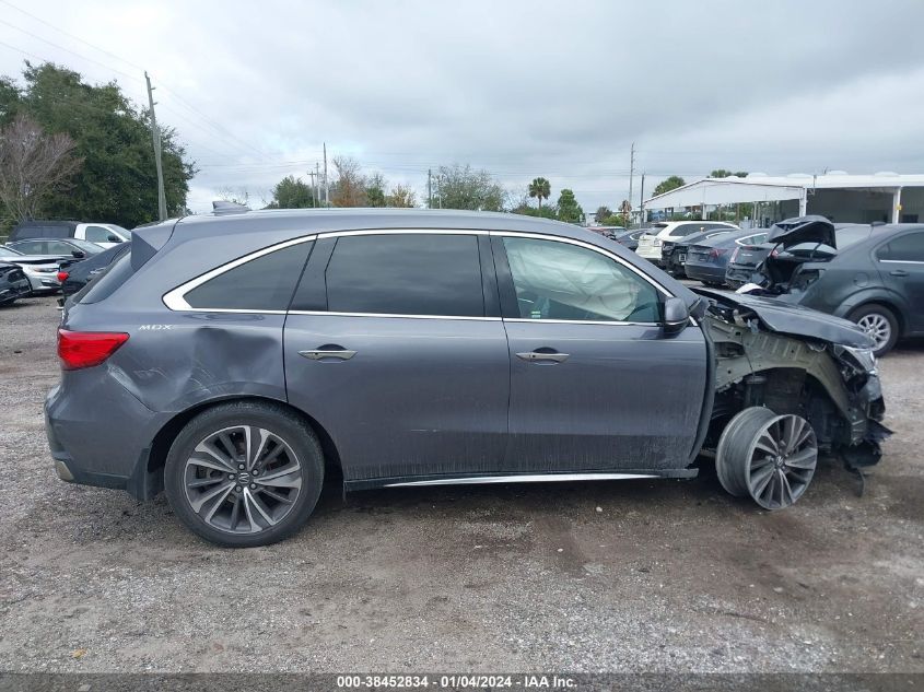 5J8YD3H53KL001204 2019 Acura Mdx Tech Pkg