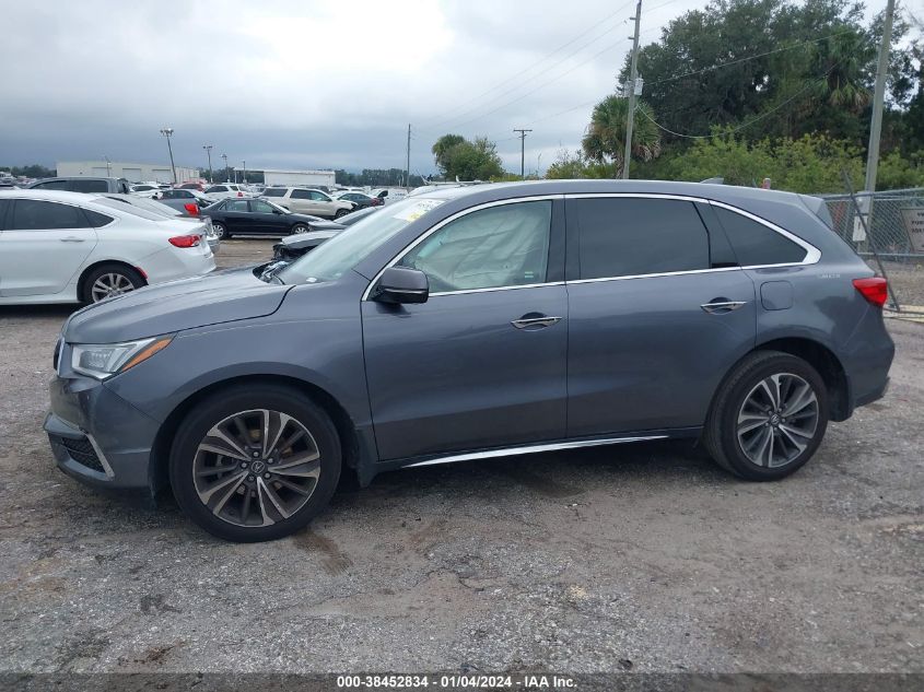 2019 Acura Mdx Tech Pkg VIN: 5J8YD3H53KL001204 Lot: 38452834