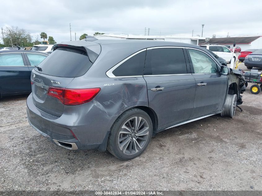 5J8YD3H53KL001204 2019 Acura Mdx Tech Pkg