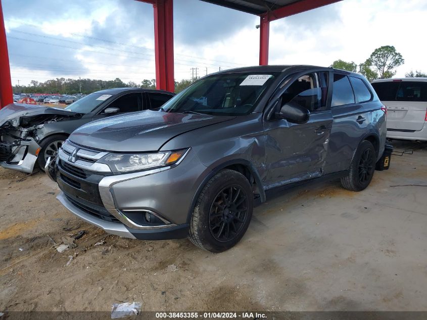 2016 Mitsubishi Outlander Es VIN: JA4AD2A39GZ049033 Lot: 38453355