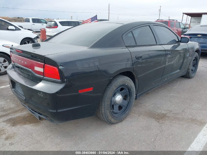 2014 Dodge Charger Police VIN: 2C3CDXAT9EH186695 Lot: 38453660